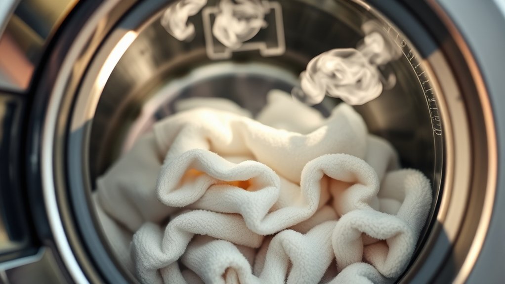 hot water disinfects laundry effectively