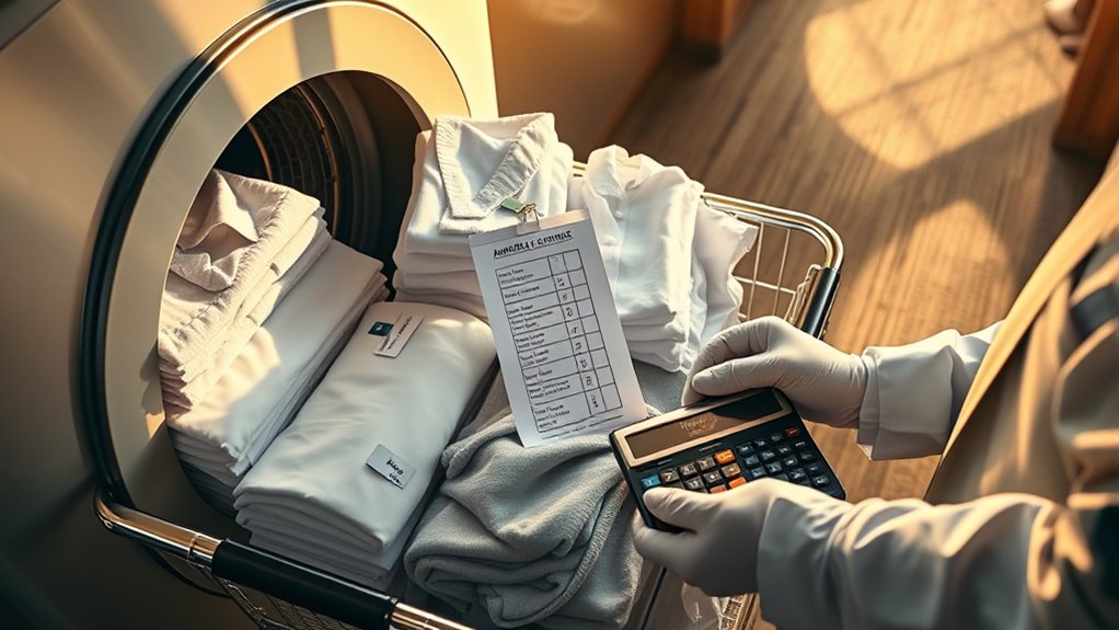 hotel laundry service pricing