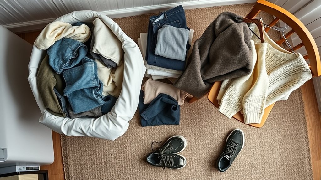 laundry heavy clothing and items