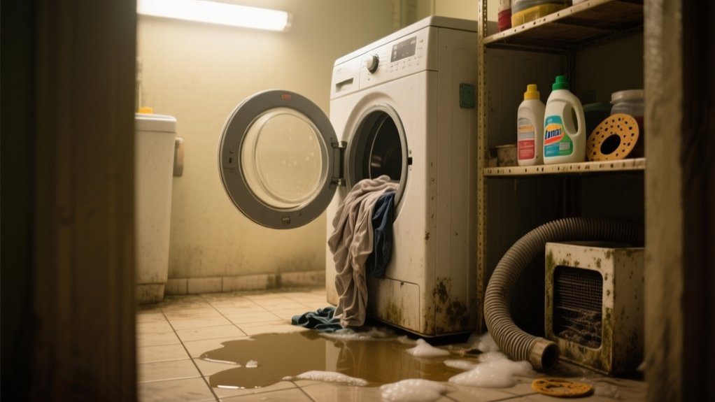 laundry room odor causes
