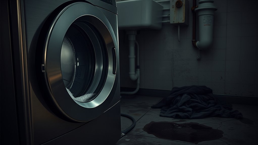 laundry room sewage odors