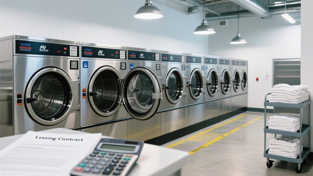 leasing costs for laundry equipment