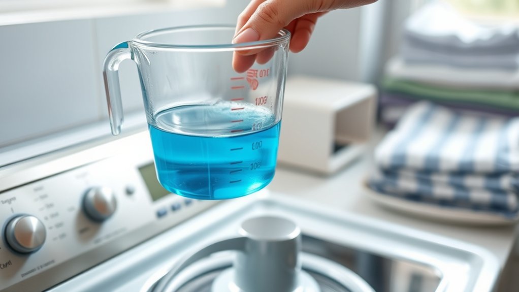 measure detergent for efficiency