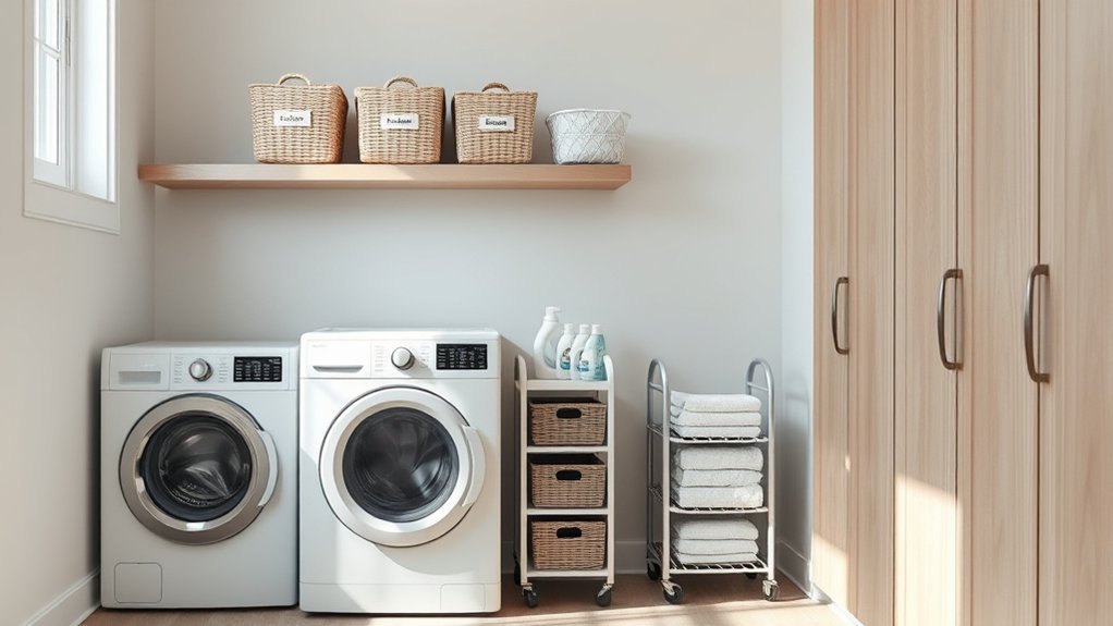 organized laundry storage solutions