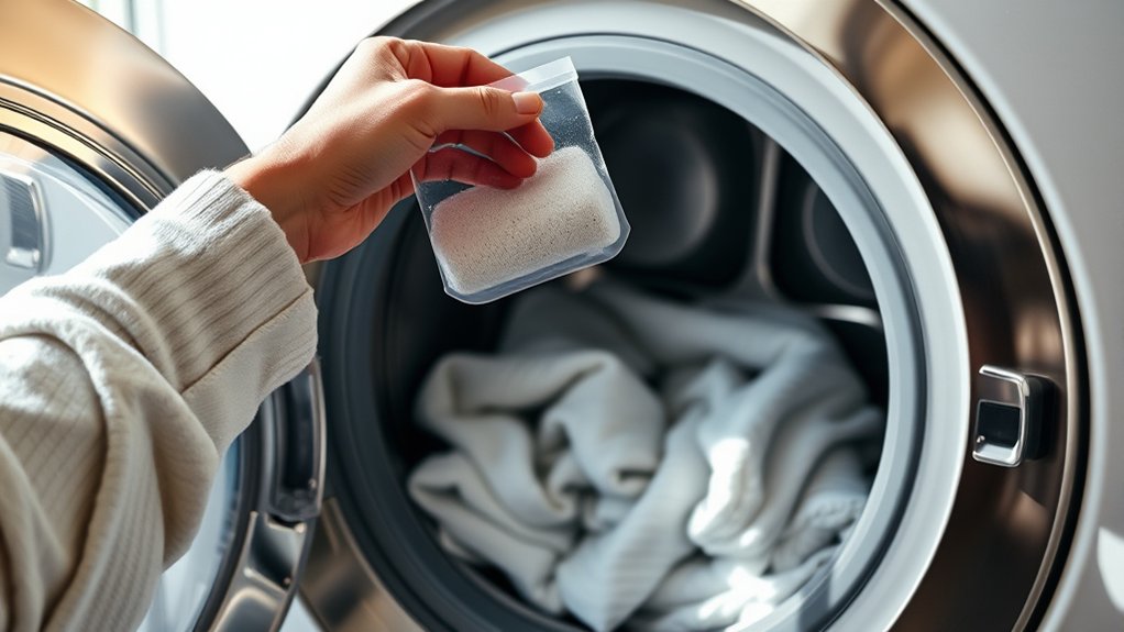 overloading hampers detergent dissolution