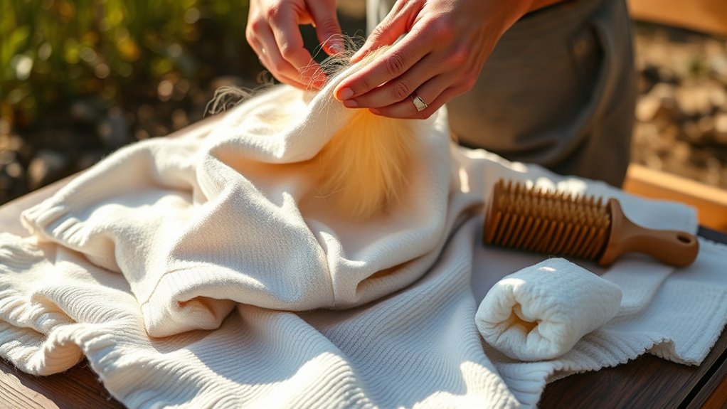 pet hair static cling