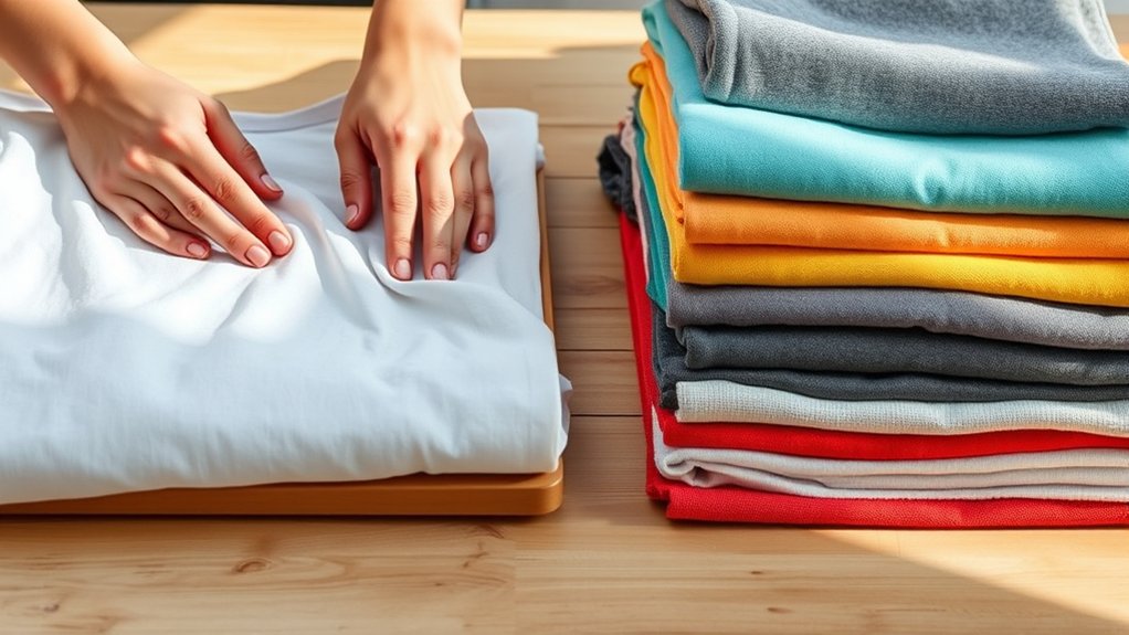 quick gentle organized folding