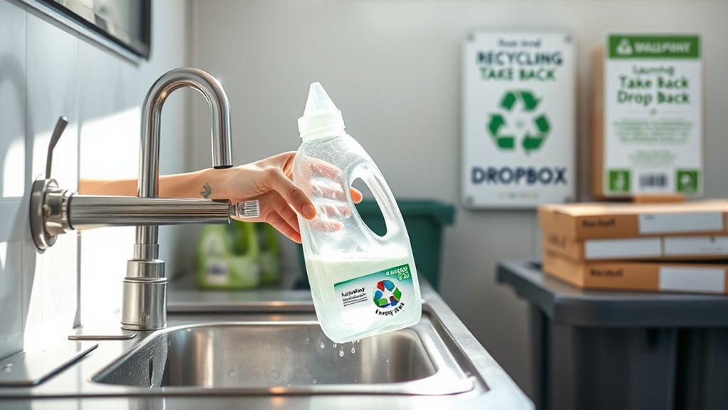 recycle detergent containers responsibly