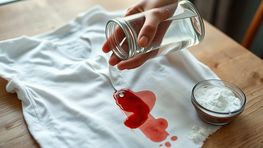 remove protein based stains effectively