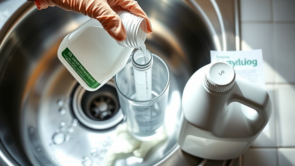 safe disposal of detergent
