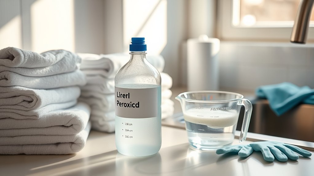 safe hydrogen peroxide laundry