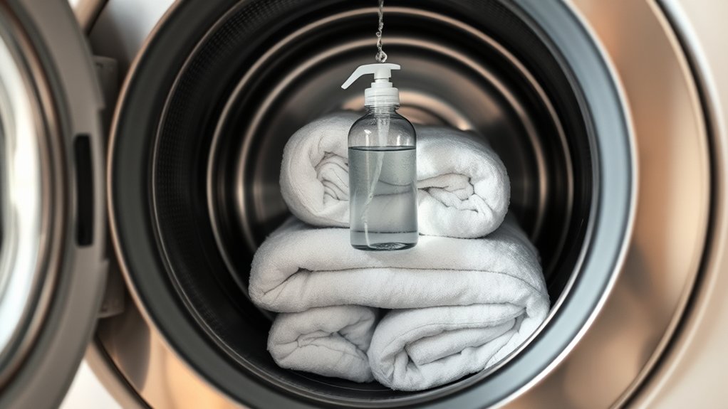 sanitize during rinse cycle