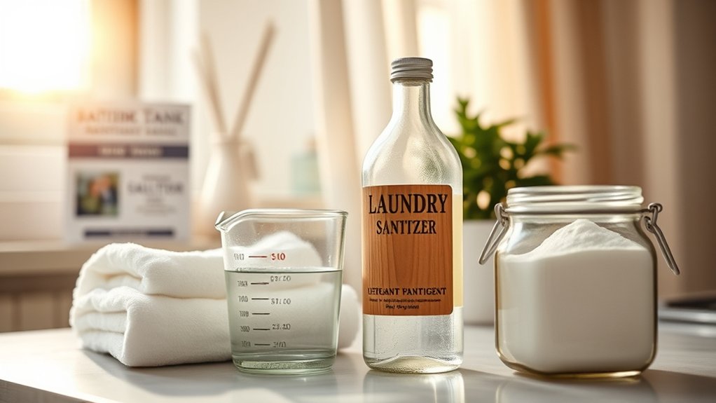 septic safe laundry sanitizing options