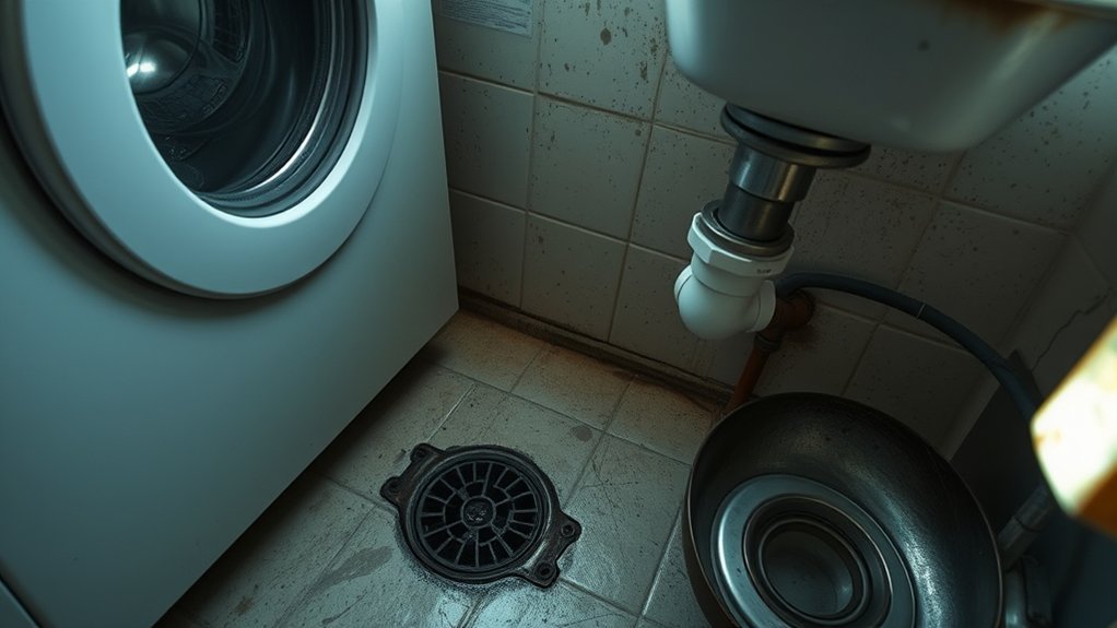 sewage smells from drains