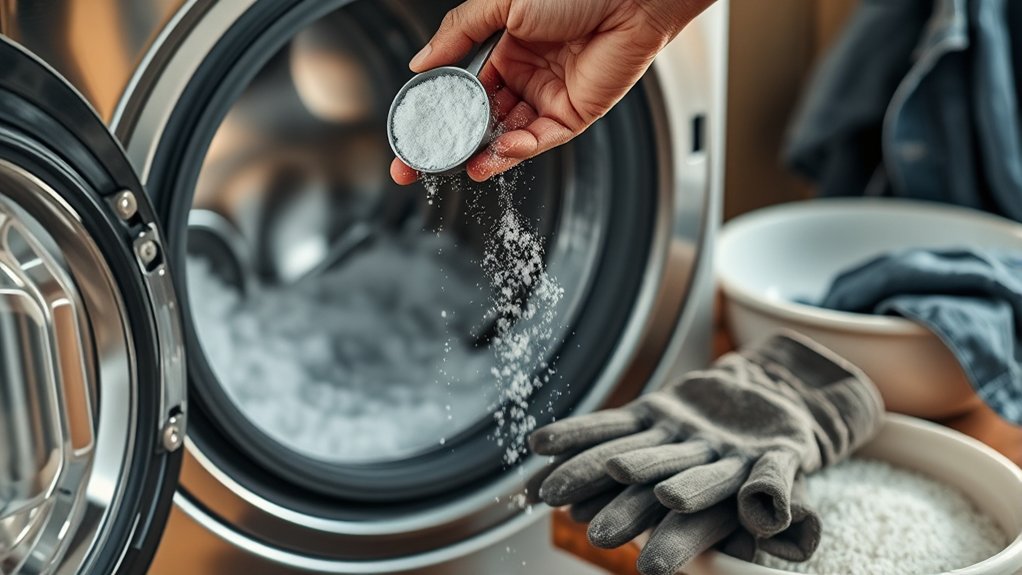 soak clothes in detergent