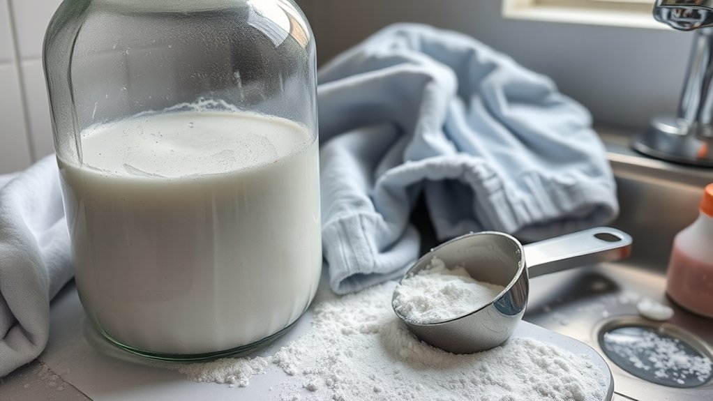 soap residue and buildup