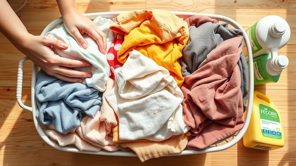 sort stain treat separate