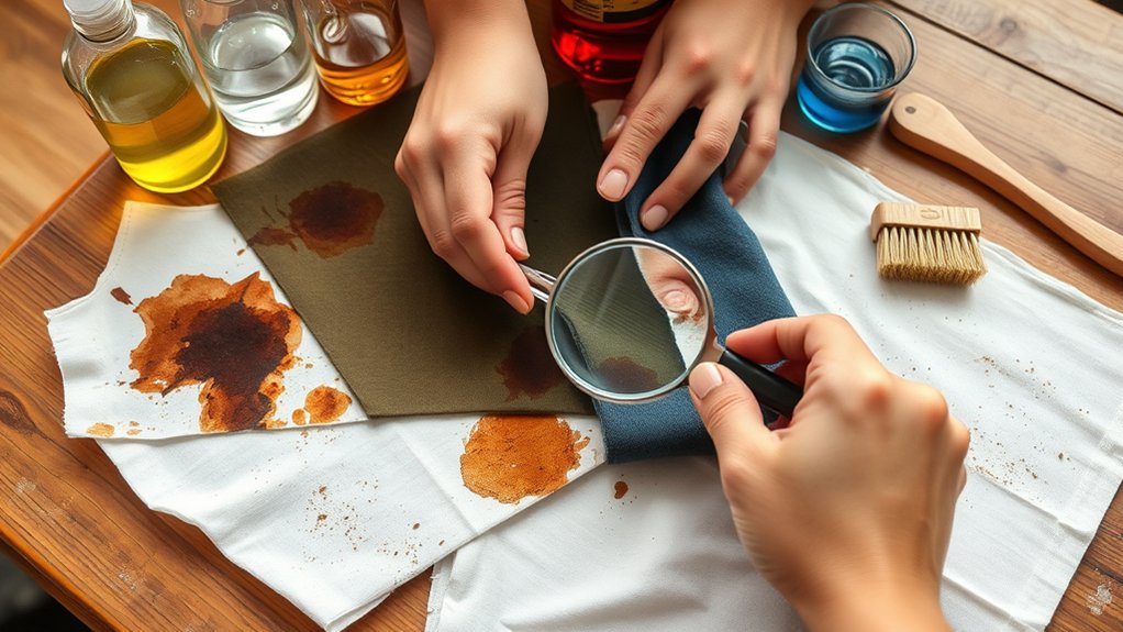 stains require targeted removal