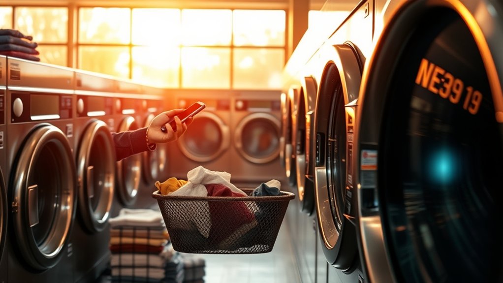 streamline laundromat visit time