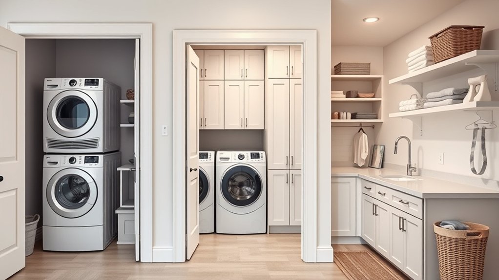 tailored laundry room storage