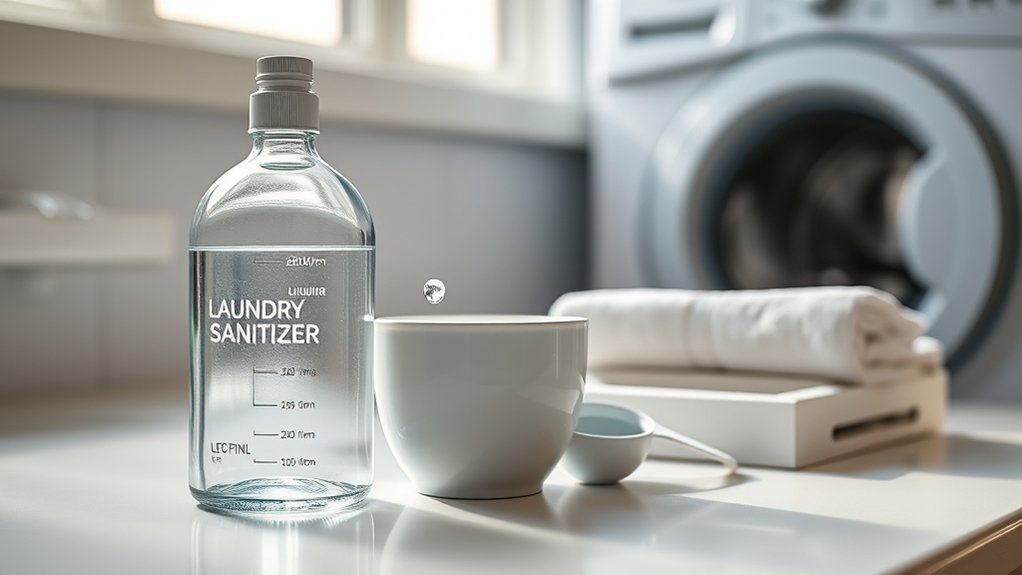 use sanitizer in rinse