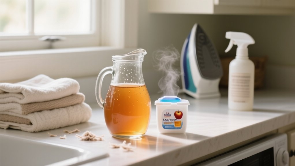 using vinegar in laundry