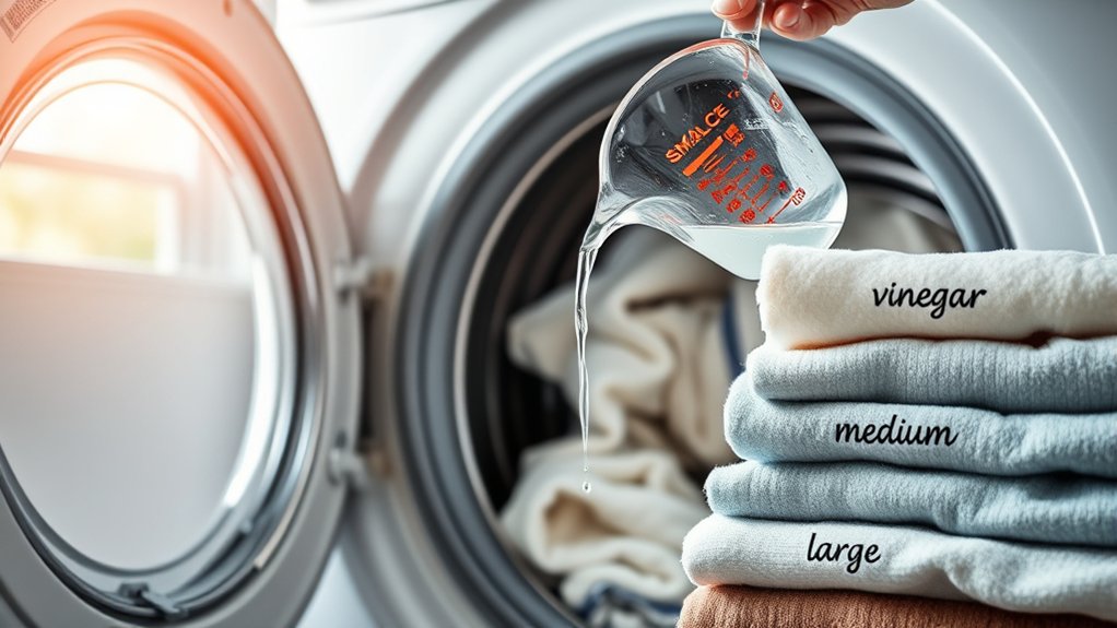 vinegar amounts for laundry