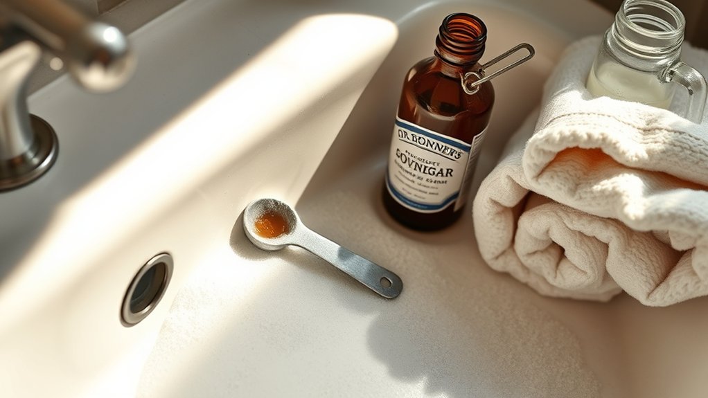 vinegar enhances laundry cleaning