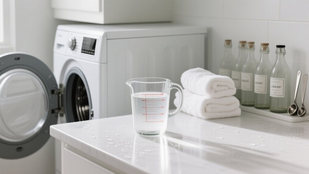 vinegar laundry measurement guide