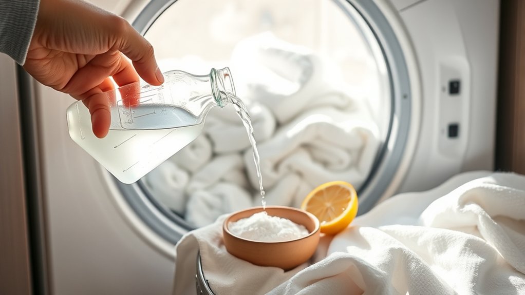 vinegar neutralizes laundry odors