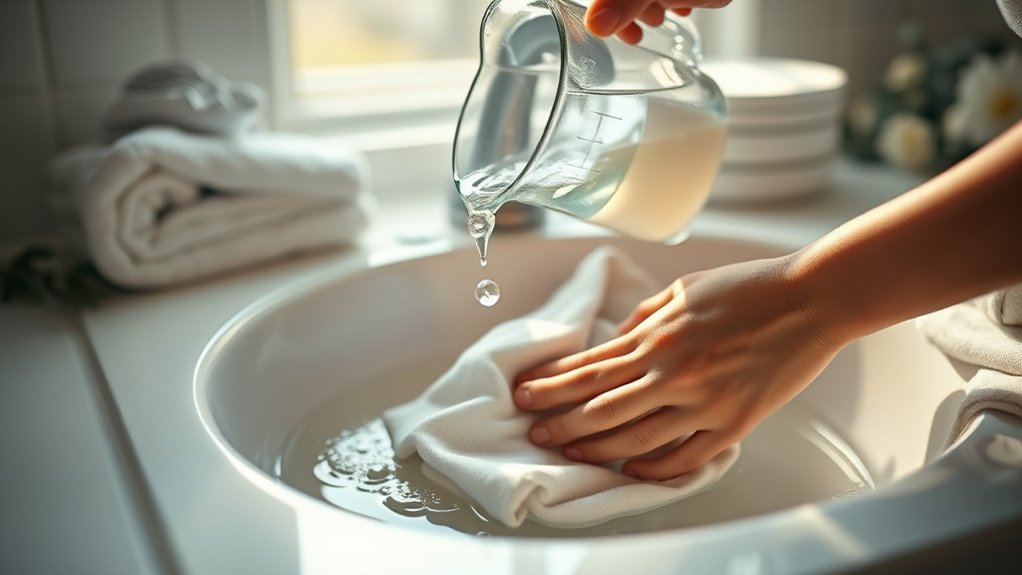 vinegar soak for deodorizing