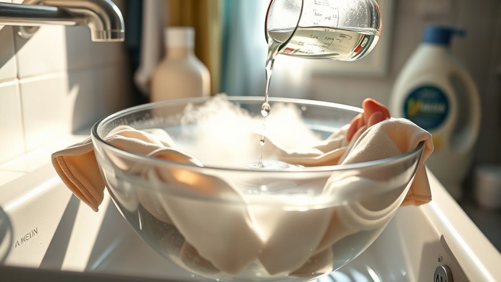 vinegar soak removes odors