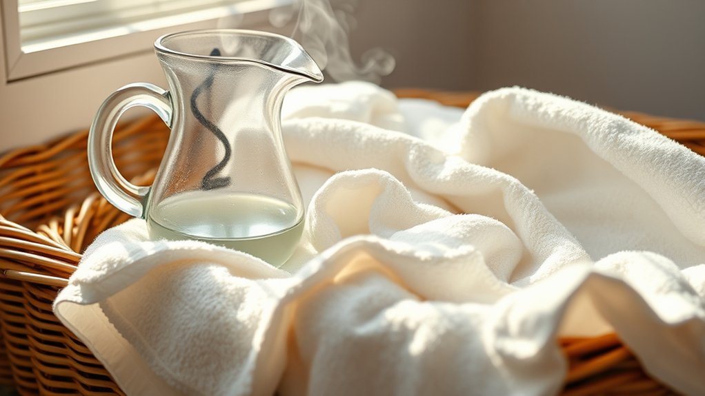 vinegar softens fabrics naturally