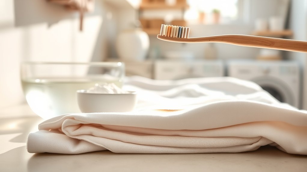 vinegar stain pretreatment method