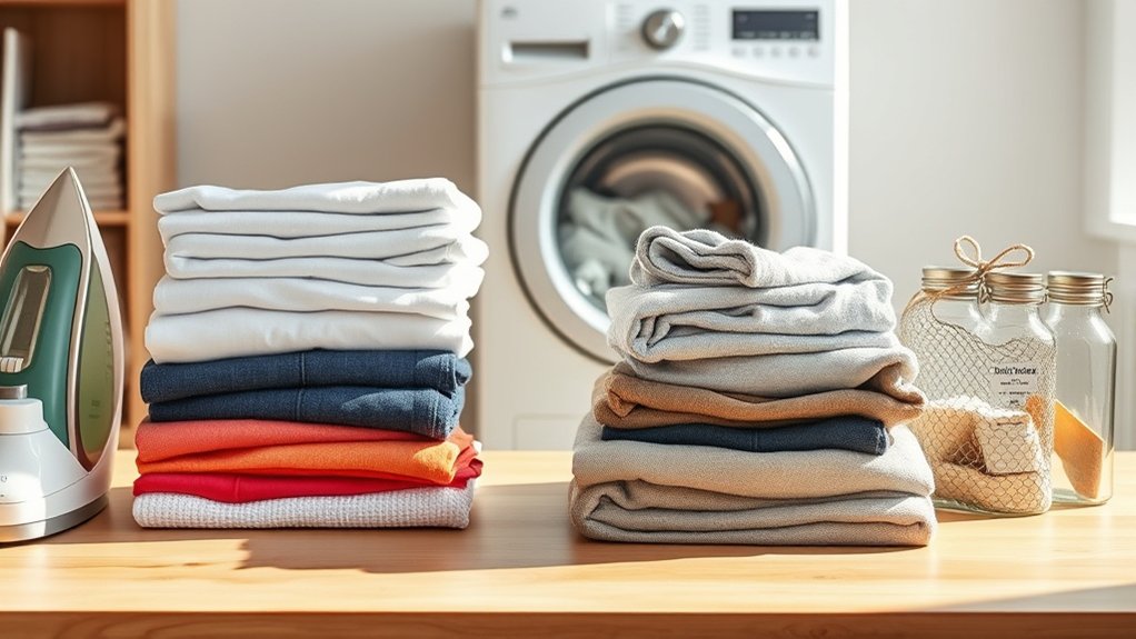 wash clothes based on type