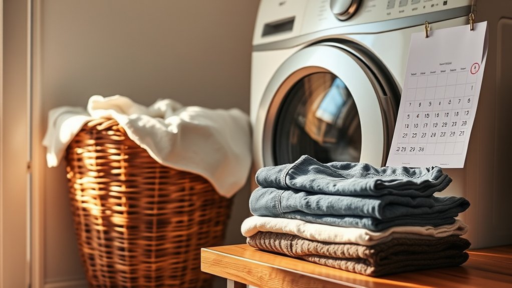weekly laundry time management