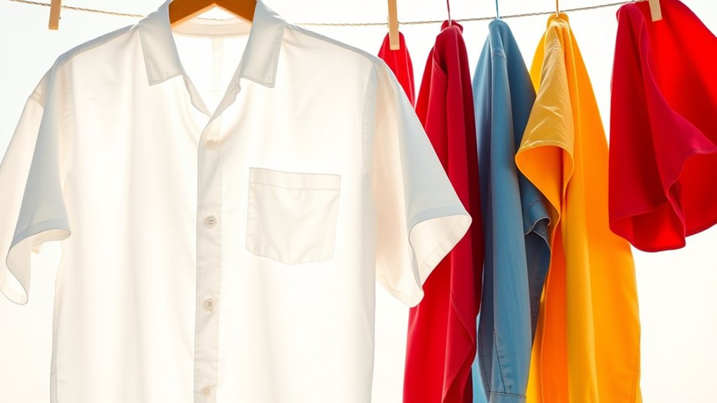 bright whites vibrant colors