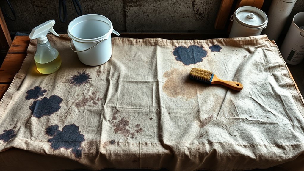 canvas cleaning preparation steps