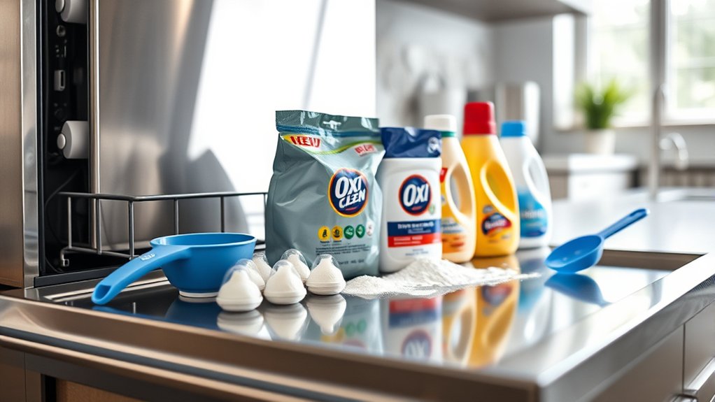 dishwasher specific cleaning detergents