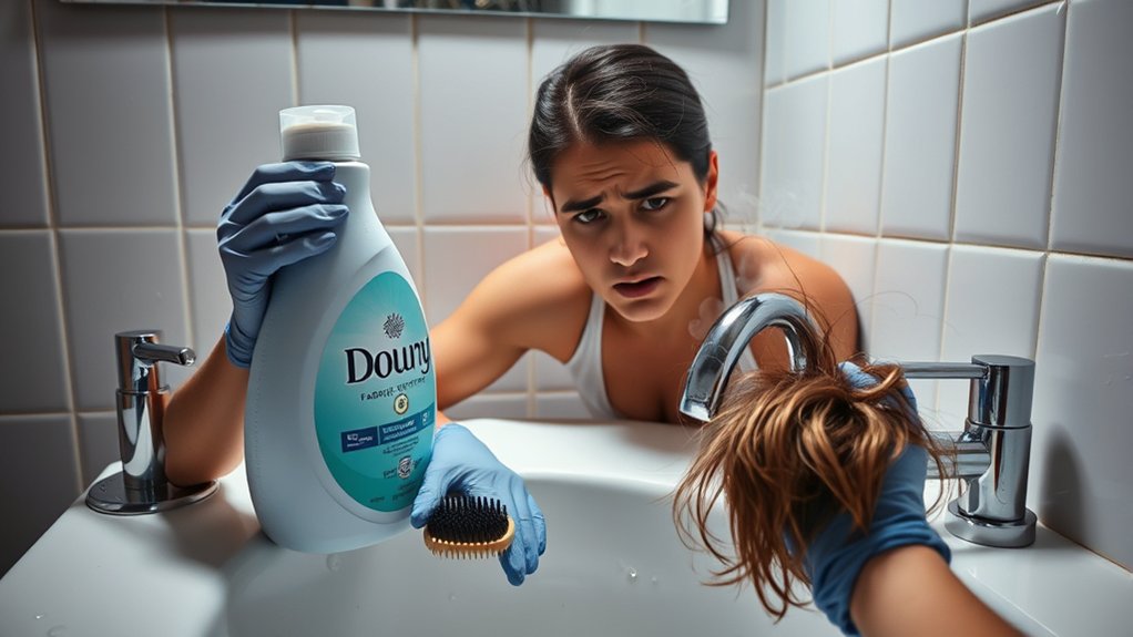 fabric softener hair risks