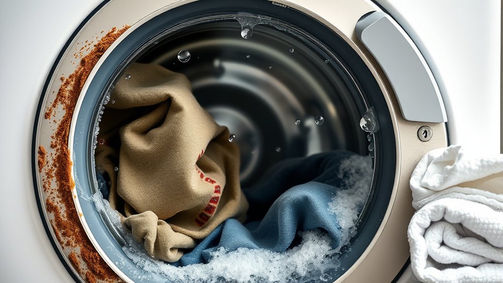 loosen soil before washing