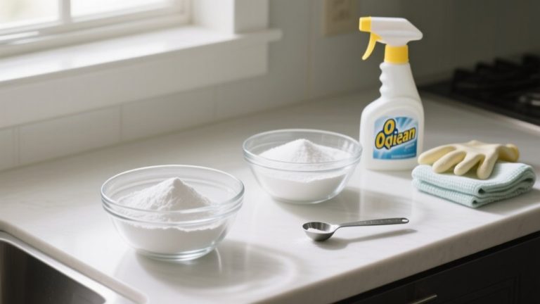 mixing caution with cleaners