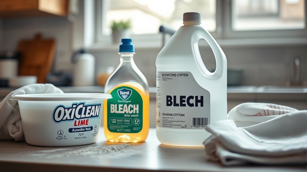 oxiclean oxidizes bleach disinfects