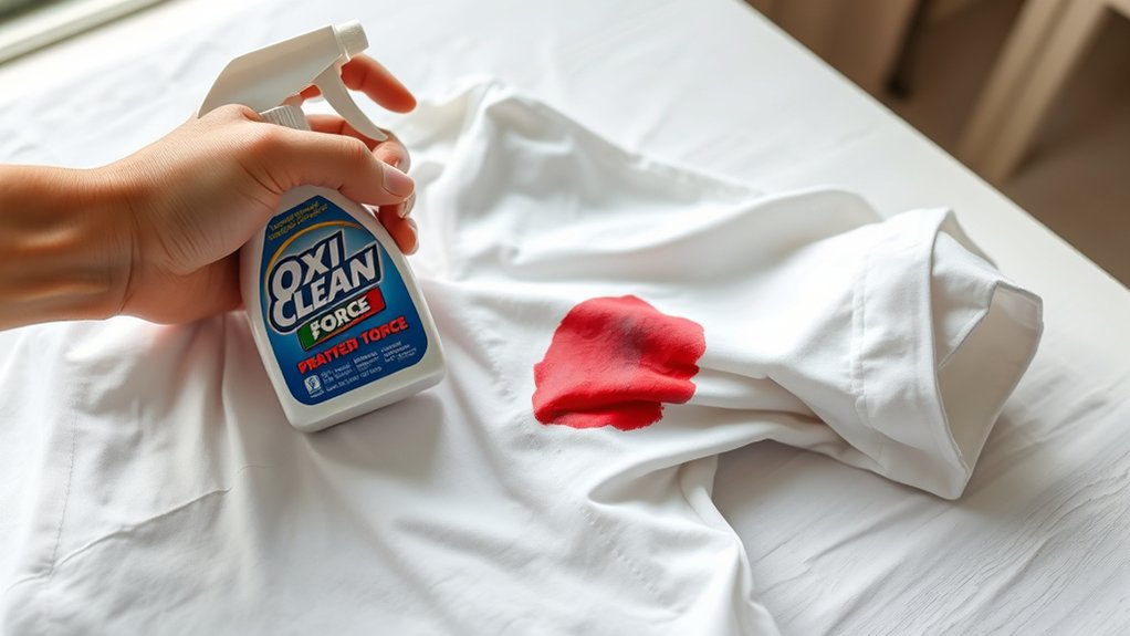 pretreat blood stains effectively