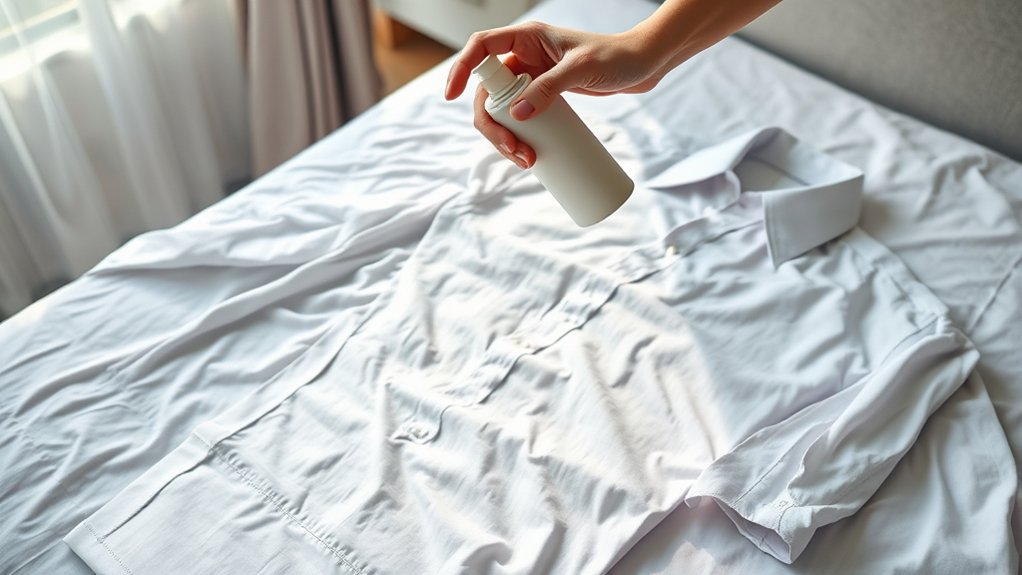 quick wrinkle removal spray