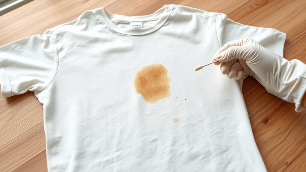 spot test fabric reactions first