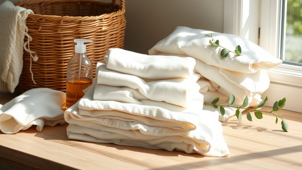 sustainable laundry care routine